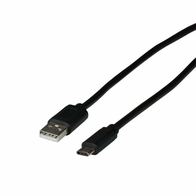 Cablu USB EFB USB-C - USB-A 0,5 m Negru (EBUSBC-USB20AK.0,5)
