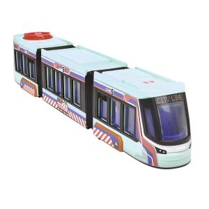 Tramwaj Dickie, tramwaj miejski Siemens, niebieski, 41 cm 133290933 - Pociąg, element kolejowy, autostrada