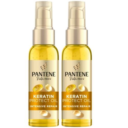 Dwie butelki Pantene Pro-V Intensive Repair Keratin Protect Oil, 2x100ml