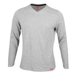Dressa Premium hosszú ujjú V nyakú férfi pamut póló 135282806 - Férfi hosszú ujjú felső