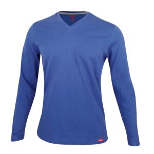 Dressa Premium hosszú ujjú V nyakú férfi pamut póló 135123398 - Férfi hosszú ujjú felső