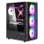 Zalman N4 Black ATX Midi Tower PC Case with RGB Fans and Tempered Glass Side Panel