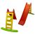 Kül- és beltéri dobozos nagy Csúszda 170cm #piros, red and yellow indoor outdoor slide
