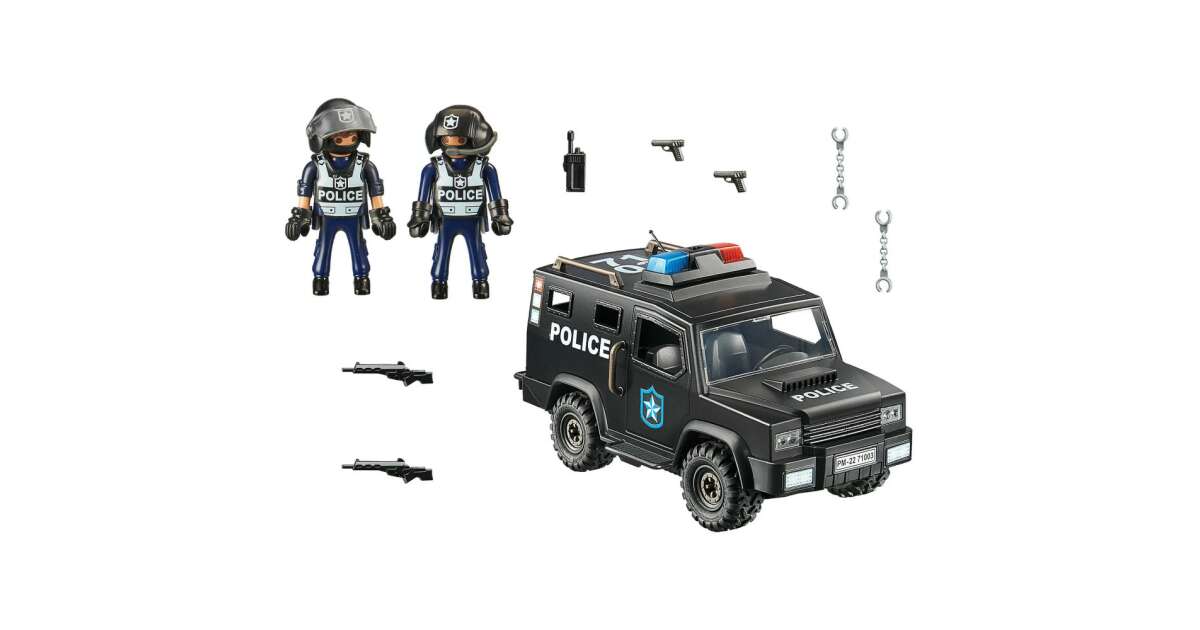 Playmobil SWAT Special Unit Truck with Light and Sound 71003