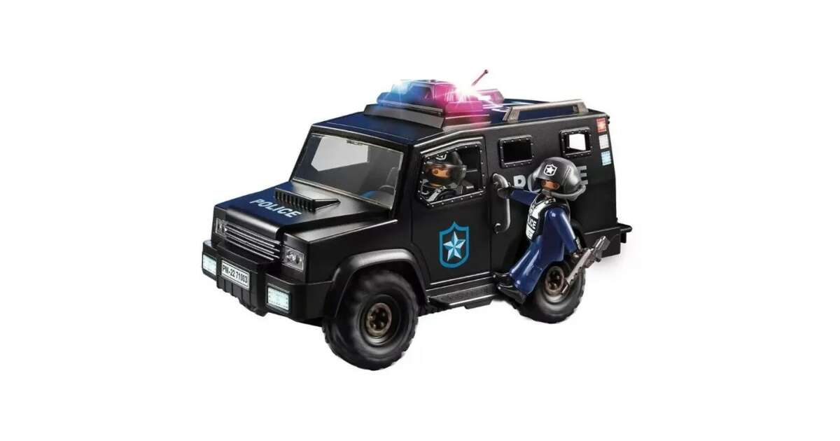 Toy Playmobil 5564 City Action Playmobil Swat Command Vehicle