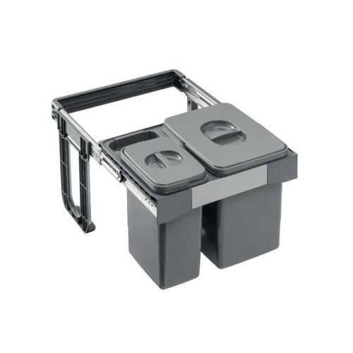 EKOTECH FREE JAZZ SHORT 45 Beépíthető Kihúzható Szemetes - 15L és 7L