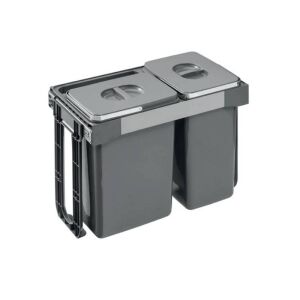 EKOTECH - Beépíthető hulladékgyűjtő FREE JAZZ SHORT 60 - 2x20 liter