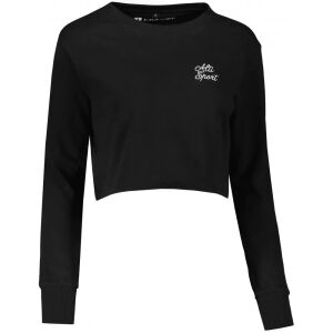 ALTISPORT fekete hosszú ujjú crop felső pulóver - Női pulóver
