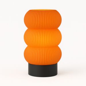 Lampa, Valencia, E27, material ecologic PLA, 146 x 146 x H 194 mm, portocaliu 136188603 - Lămpi și iluminat