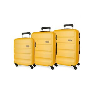 ROLL ROAD Flex Okkersárga, ABS utazótáska készlet, 55-65-75cm, 584946D 133582209