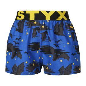 Gyerekek bő szárú boxeralsó Styx art sport gumibot (BJ1759) 12-14 éves