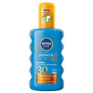 Nivea Protect&amp;Bronze barnulást támogató napolaj spray FF30 200ml (6db/karton) 133604636 - Nivea
