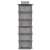 Springos 6-shelf hanging organizer, gray, hanging on a white background
