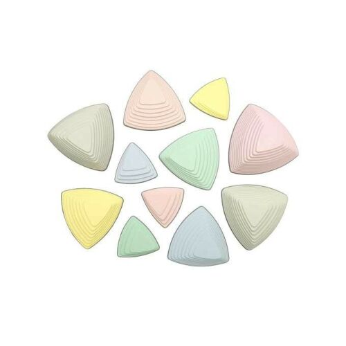 Set Gonge de 11 pietre de echilibru pastel pentru joc senzorial și antrenament de echilibru