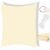 Springos beige rectangular shade sail with included accessories