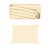Springos beige rectangular shade sail and folded fabric