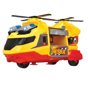 Mentőhelikopter hang- és fényfunkcióval, 30 cm