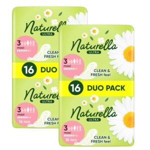 Naturella Ultra Maxi Camomile podpaski higieniczne, 2 opakowania po 16 sztuk - Uroda i zdrowie