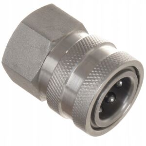 Conector rapid din otel inoxidabil cu filet interior de 3/8 inch pentru masini de spalat cu presiune inalta, 200 bar, 90°C, 40 l/min 136035047 - OEM Accesorii aparate de spălat cu presiune
