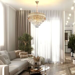 Lamp Vintage Cristal G048-CP 50CM GOLD 136086154 - Lampy&osvetlenie