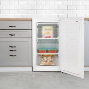 Nyitott DOMO mini fagyasztó élelmiszer tárolással, 60 literes kapacitás - Fagyasztóláda és Fagyasztószekrény