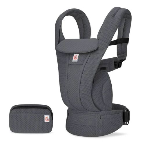 Ergobaby Omni Deluxe Mesh babahordozó, Graphite Grey 141128570 - Babahordozó kenguru
