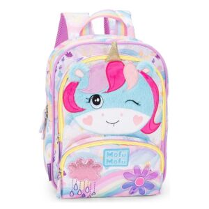 Mofu Mofu Einhorn Vorschulrucksack, Vorderansicht - Rucksäcke & Taschen für Kindergarten