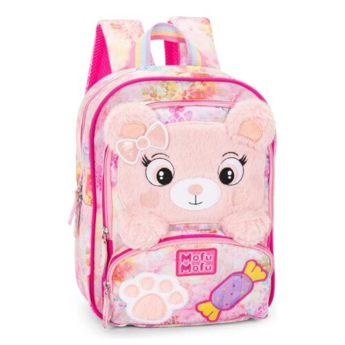Plecak przedszkolny MOFUMOFU ORSO z uroczym wzorem misia