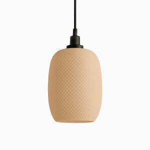 Висяща лампа, Sani, Прага, E27, екологичен PLA материал, 180 x 180 x В 240 мм, бежова 136186469 - Лампи и осветление