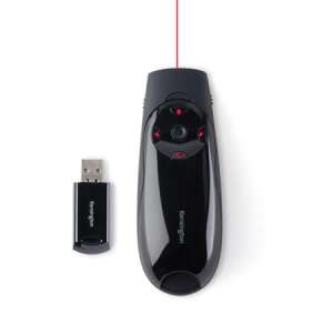 Telecomandă de prezentare wireless Kensington cu pointer laser, negru - Telecomenzi pentru prezentări