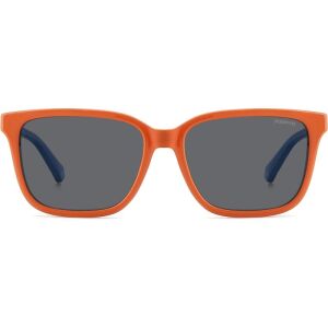 Polarizált napszemüveg fiúknak Polaroid PLD 8063/S L7Q/M9, műanyag, narancssárga, 49 mm 135264019 - Polaroid