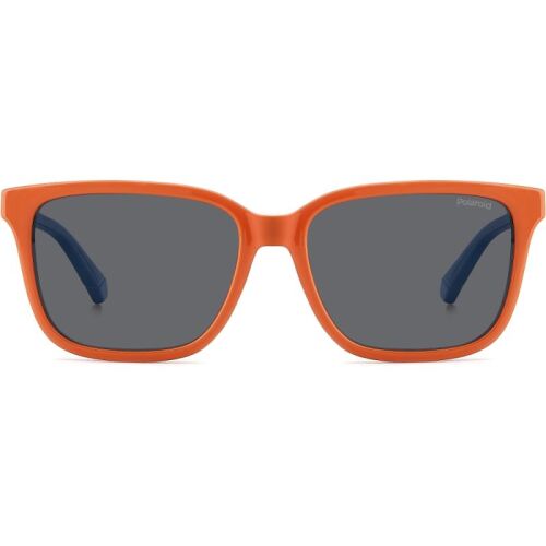 Polarizált napszemüveg fiúknak Polaroid PLD 8063/S L7Q/M9, műanyag, narancssárga, 49 mm