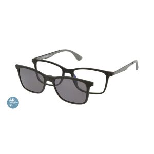 Solano CL 90206B polarizált ClipON szemüvegkeret férfiaknak, műanyag, fekete, 54 mm 135263440 - Solano