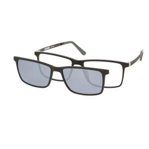 Solano CL 90208F polarizált ClipON szemüvegkeret férfiaknak, műanyag, fekete, 57 mm 135263150 - Solano