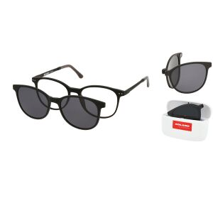 Rame ochelari de vedere cu ClipON polarizat pentru Barbati Solano CL 90210A, Plastic, Negru, 52 mm 135263152 - Accesorii pentru îmbrăcăminte