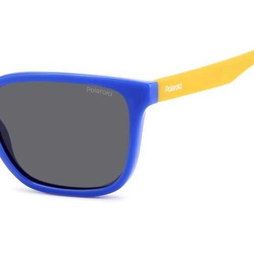 Polarizált napszemüveg fiúknak Polaroid PLD 8063/S DCD/M9, műanyag, kék, 49 mm 135266708