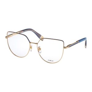 Női szemüvegkeret Furla VFU673 309M, fém, arany, 55 mm 135263284 - Furla