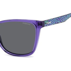 Polarizált napszemüveg lányoknak Polaroid PLD 8062/S B3V/M9, műanyag, lila, 48 mm 135263724 - Polaroid