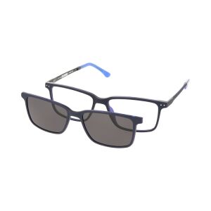 Rame ochelari de vedere cu ClipON polarizat pentru Barbati Solano CL 90181D, Plastic, Albastru, 55 mm 135263639 - Accesorii pentru îmbrăcăminte