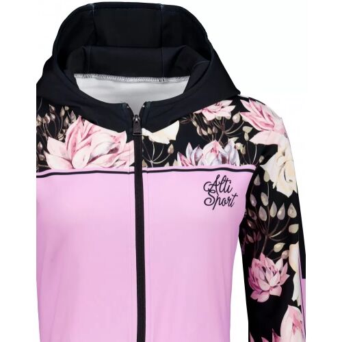 Altisport Premium Női Cipzáras Pulóver - Rózsaszin, XL