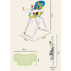 MamaKiddies Animal multifunkciós Etetőszék - Virág #fehér