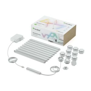 Nanoleaf Lines Starter Kit Intelligens Moduláris Világító RGBW LED Készlet, Zeneérzékelő, Hangvezérlés 133718914 - Nanoleaf