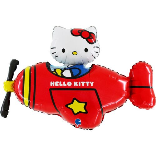 Hello Kitty Airplane Red fólia lufi 76 cm 133739053