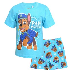 Nickelodeon Paw Patrol letné pyžamo pre chlapcov, s postavou Chase - Nickelodeon Detské pyžamá, nočné košele