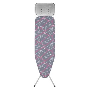 Masa de călcat Velkea 130x42cm cu husă modelată și suport pentru fier - Ustensile de bucătărie