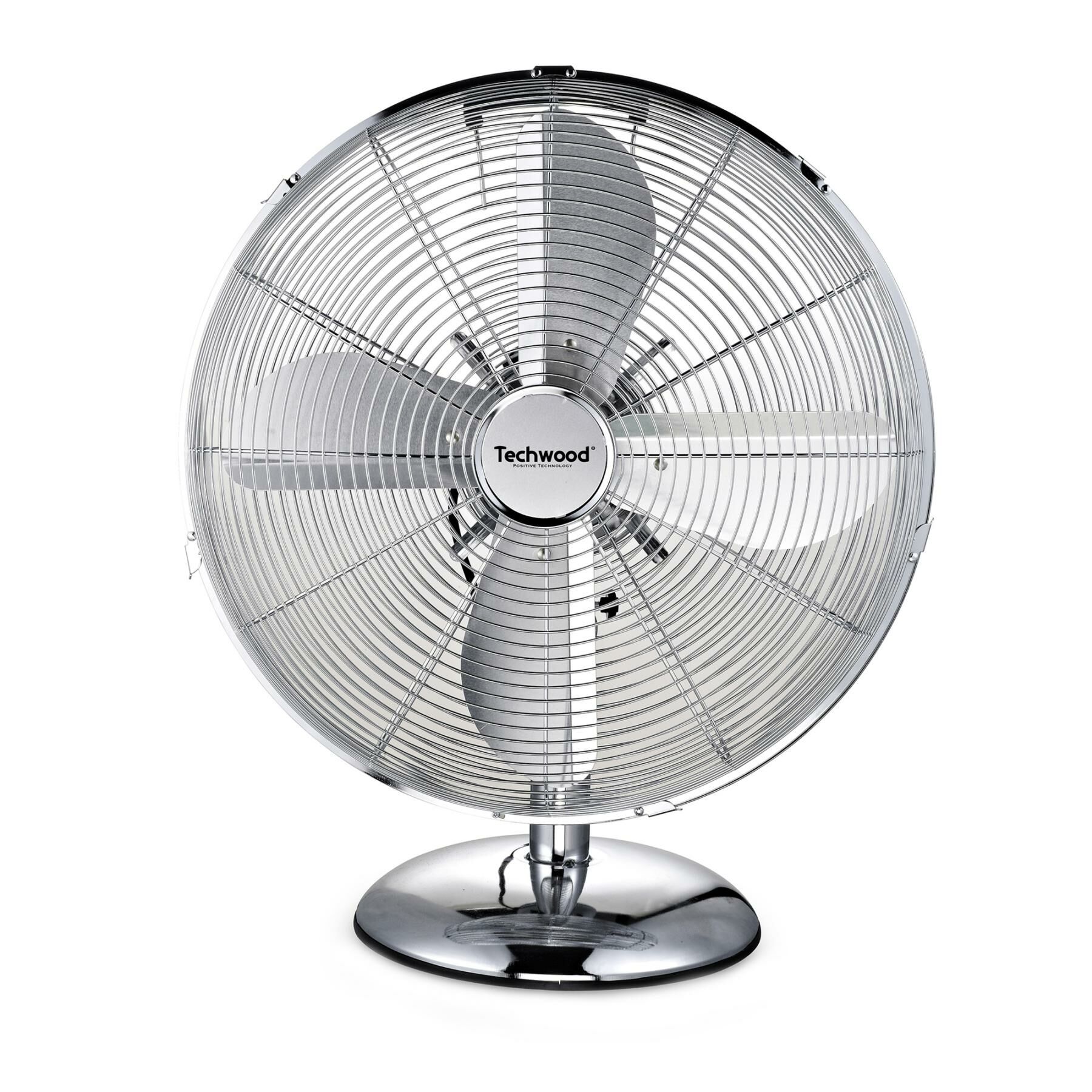 Techwood TVI-335 fém asztali ventilátor, 30 cm-es lapátátmérő, 45...