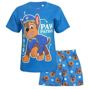 Nickelodeon Paw Patrol Sommer Pyjama Set, blaues T-Shirt und Shorts - Babys & Toddler