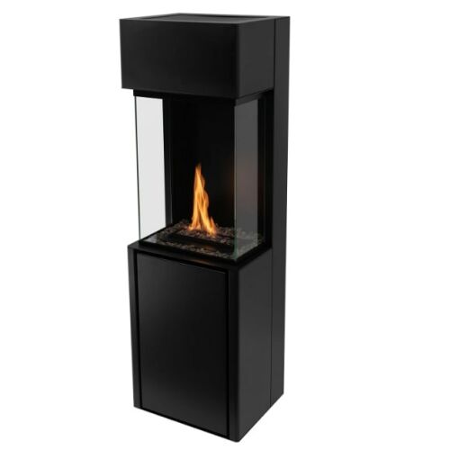 Bioetanol kamin Planika Arcticon Black, samostojeći dizajn