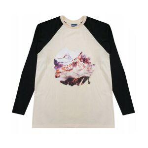 Ushuaia Mountains férfi hosszú ujjú póló, S méret - Ushuaia