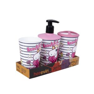 IRIS Unikornis Fürdőszoba Szett - 3 darabos, Gyermekeknek